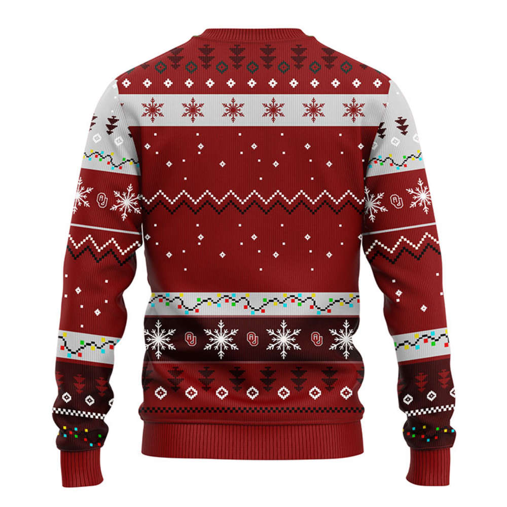 NCAA Oklahoma Sooners HoHoHo Mickey Christmas Ugly Sweater – Christmas Noen Gift