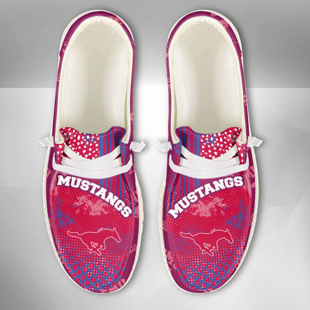 NCAA SMU Mustangs Custom Name Hey Dude Shoes Fan Gift Exclusive