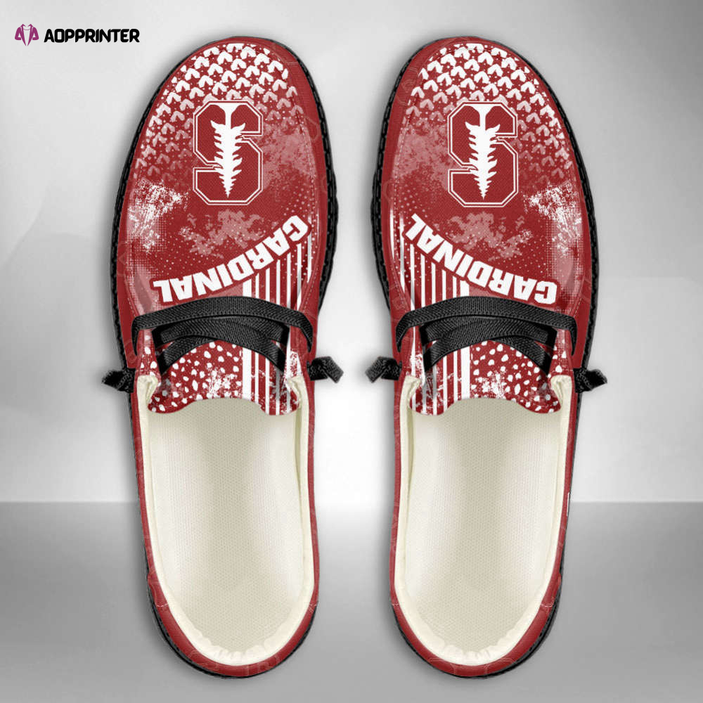 NCAA Stanford Cardinal Custom Name Hey Dude Shoes Fan Gift Exclusive