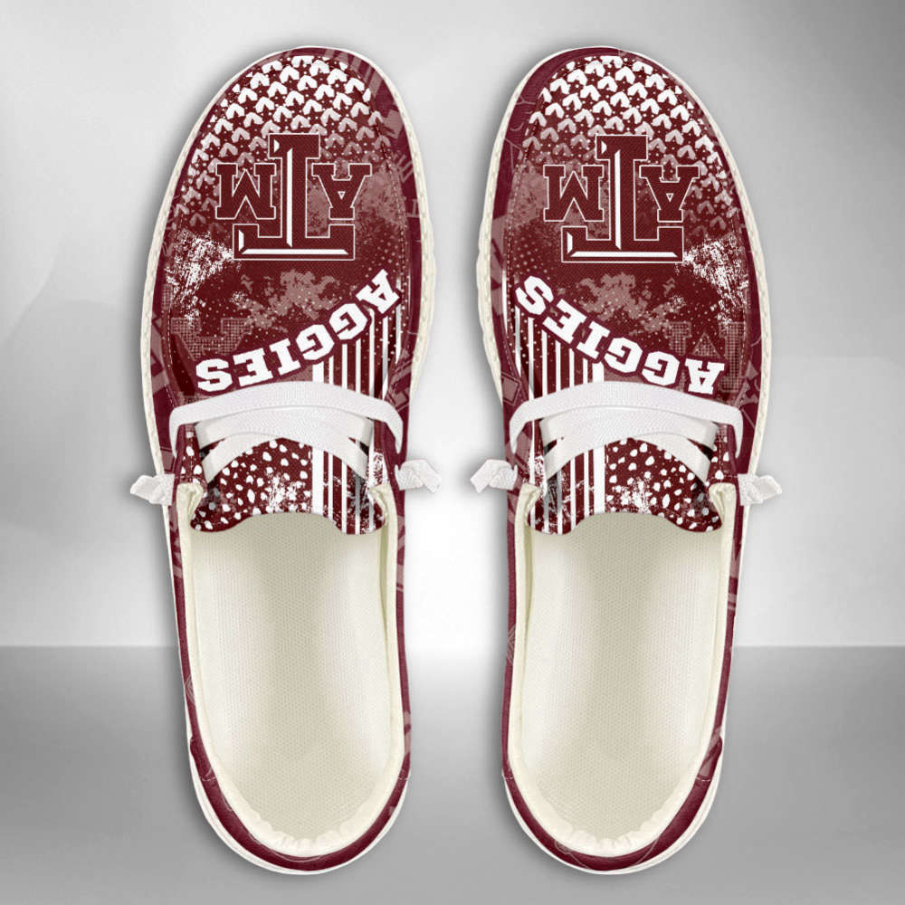 NCAA Texas A&M Aggies Custom Name Hey Dude Shoes Fan Gift Exclusive