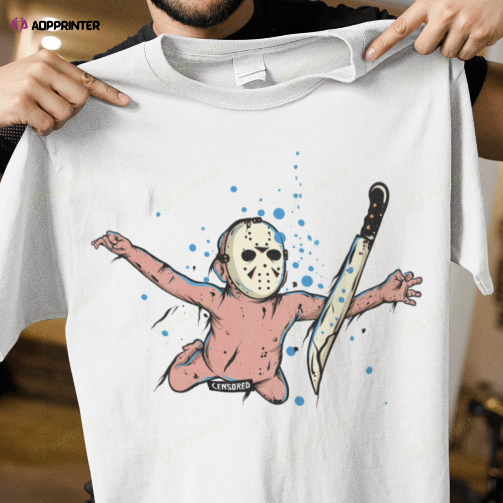 Never Lake Nirvana’s Nevermind Jason Voorhees Mashup T-shirt For Men And Women