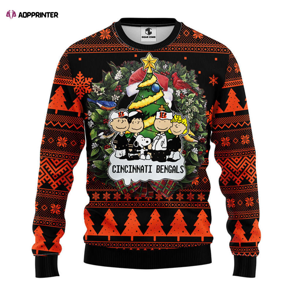 NFL Cincinnati Bengals Snoopy Dog Christmas Ugly Sweater – Christmas Gift