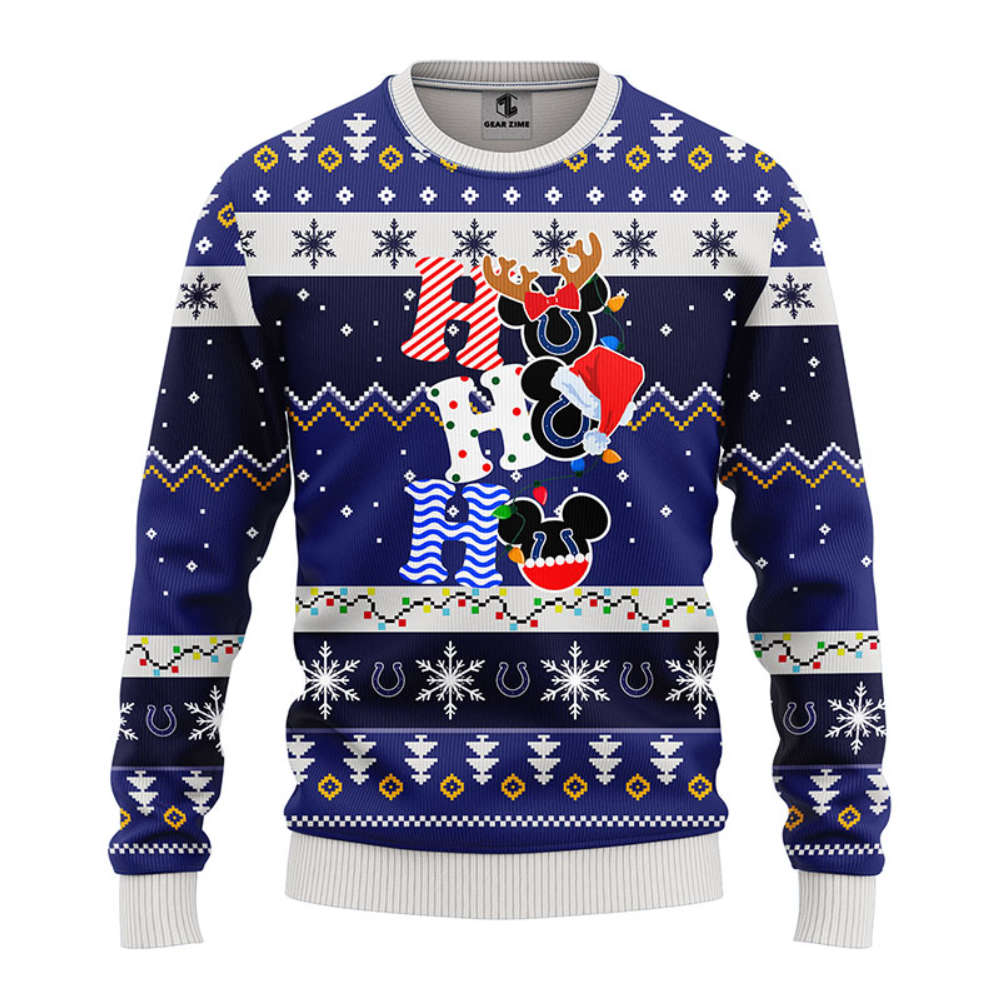 NFL New York Giants HoHoHo Mickey Christmas Ugly Sweater – Christmas Gift