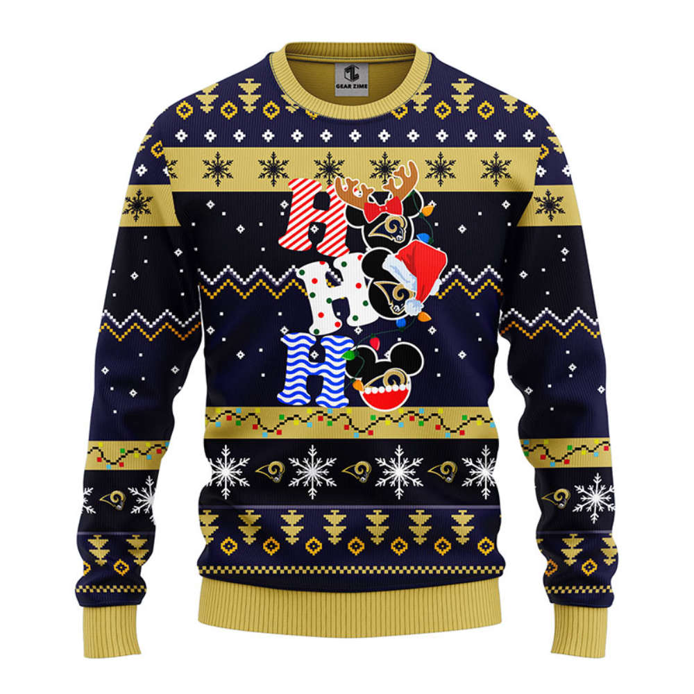 NFL Jacksonville Jaguars HoHoHo Mickey Christmas Ugly Sweater – Christmas Noen Gift