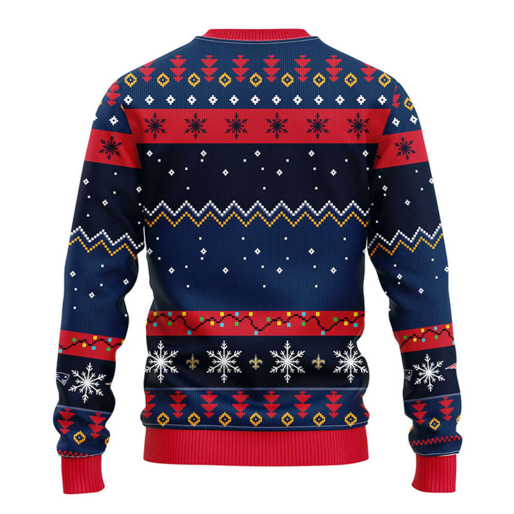 NFL New England Patriots HoHoHo Mickey Christmas Ugly Sweater – Christmas Gift
