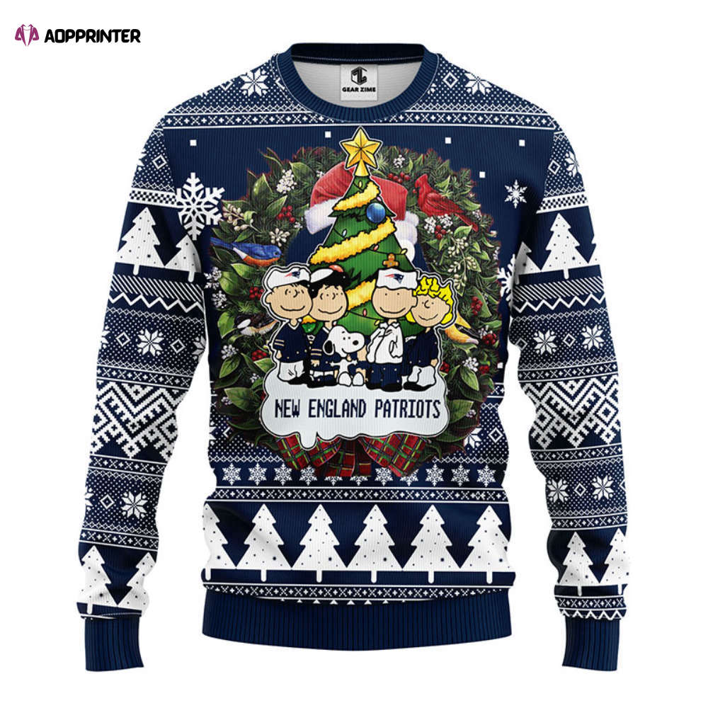 NFL New England Patriots Snoopy Dog Christmas Ugly Sweater – Sweatshirt Christmas Gift