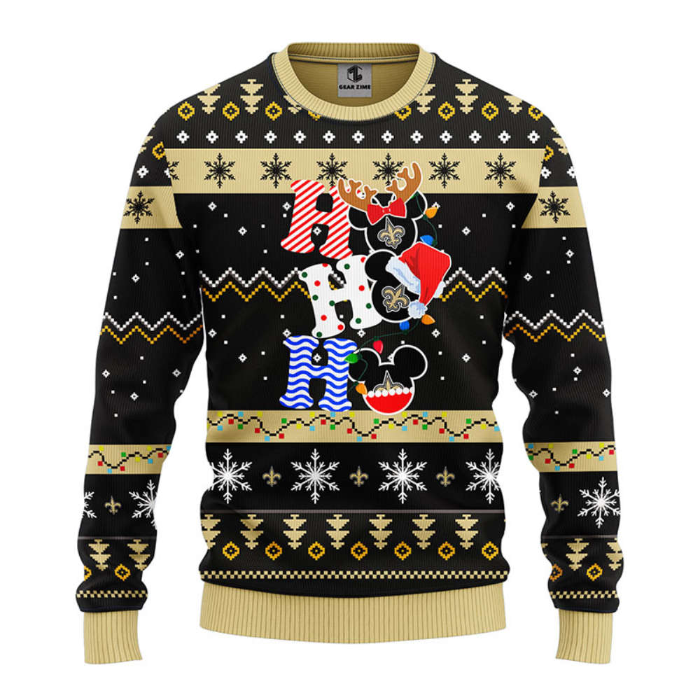 MLB Kansas City Royals HoHoHo Mickey Christmas Ugly Sweater -Christmas Noen Gift