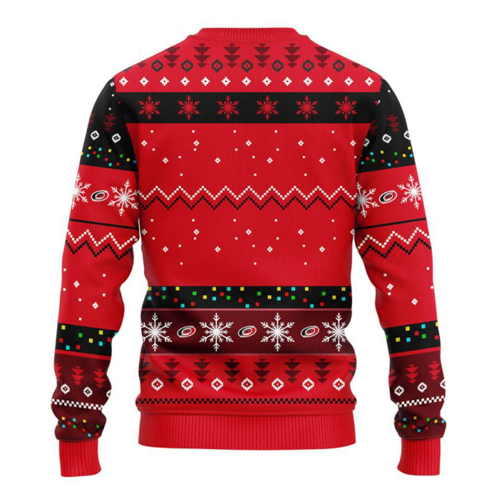 NHL Carolina Hurricanes HoHoHo Mickey Christmas Ugly Sweater – Christmas Gift
