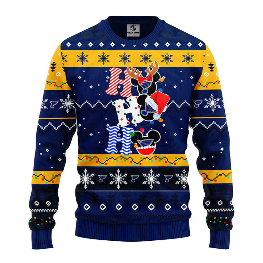 NHL Toronto Maple Leafs HoHoHo Mickey Christmas Ugly Sweater – Christmas Gift