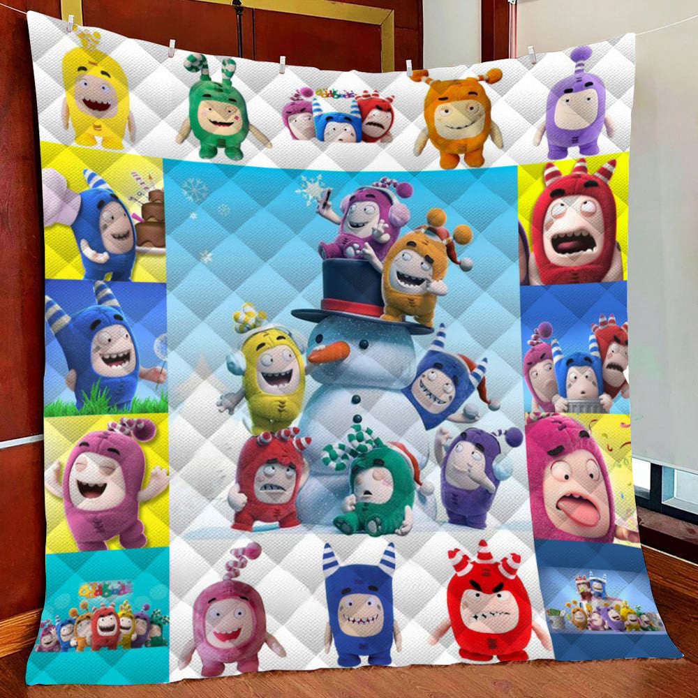 Oddbods Fleece Blanket Quilt Blanket Christmas Birthday Gift