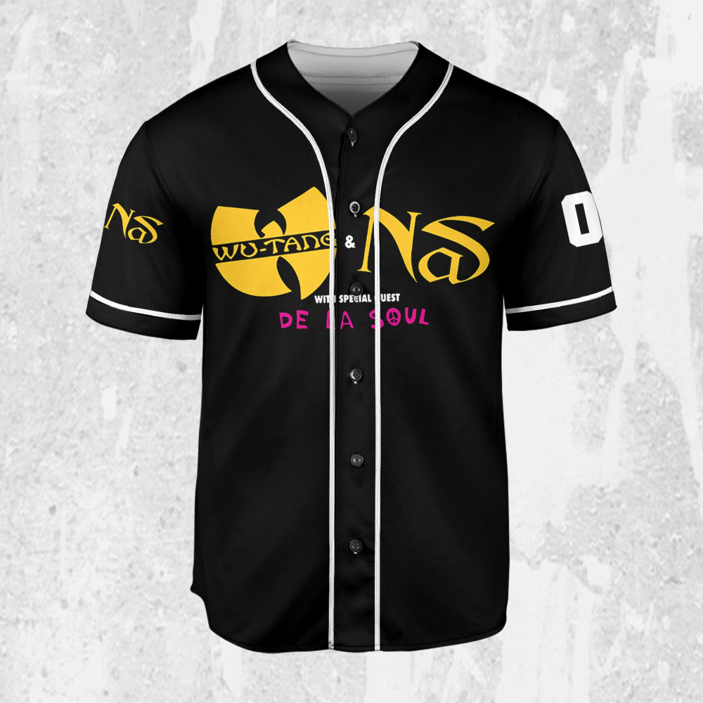 Personalize Wu-Tang Clan & Nas NY State Of Mind Tour Jersey, Tang Baseball Jersey, Tang Shirt, The Wu Jersey Shirt, Rock And Roll Jersey