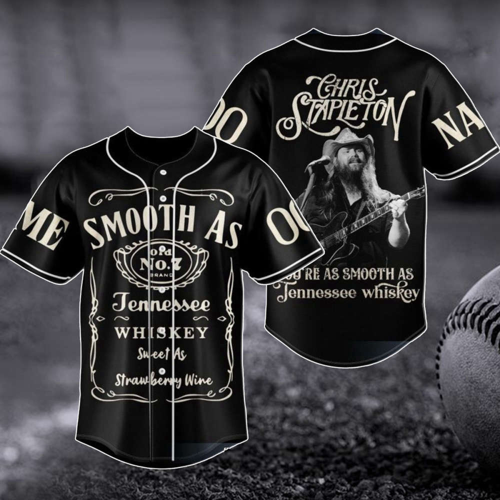 Personalized Chris Stapleton Baseball Jersey – All American Road Show 2023 Tour Merch – Gift for Country Music Fans