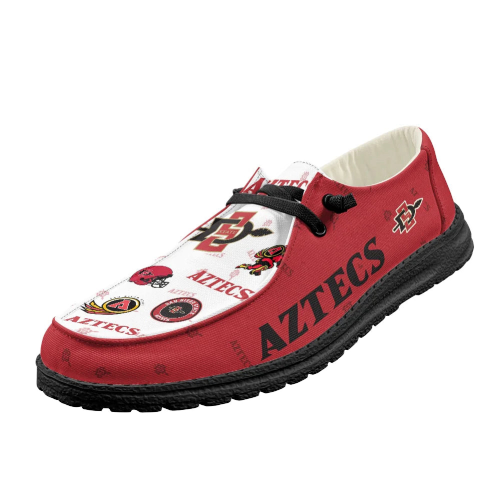 San Diego State Aztecs NCAA Personalized Hey Dude Sports Shoes – Custom Name Design Perfect Gift