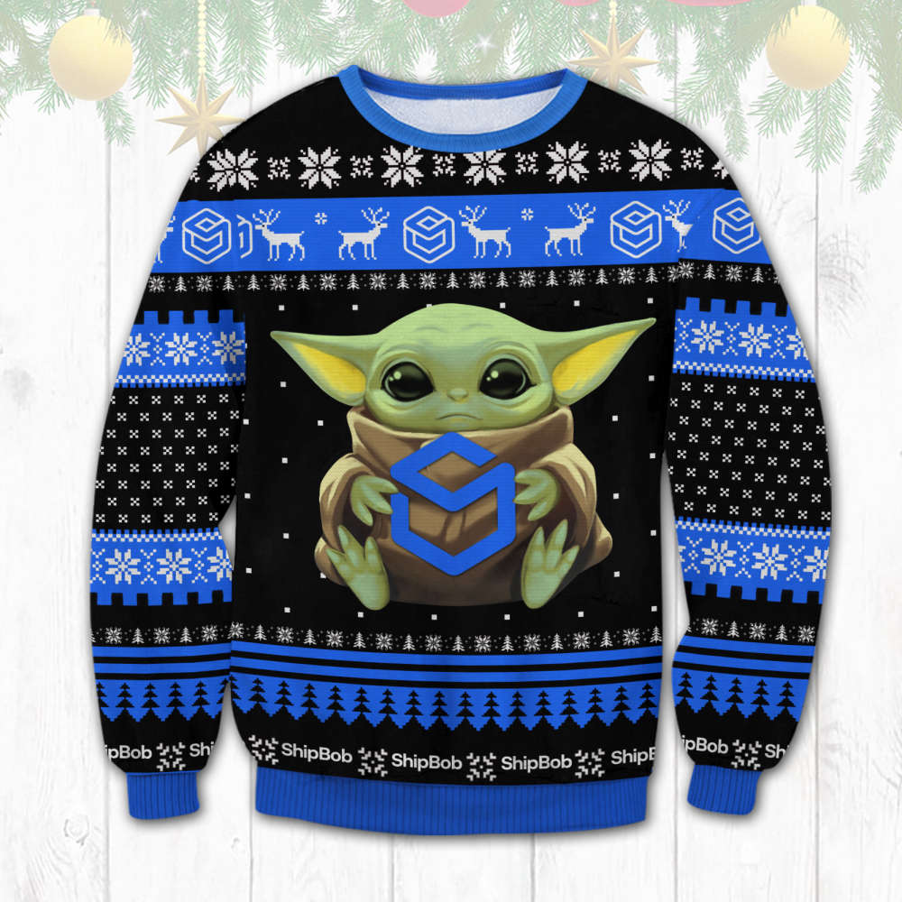 ShipBob Baby Yoda Ugly Sweater  Christmas Gift