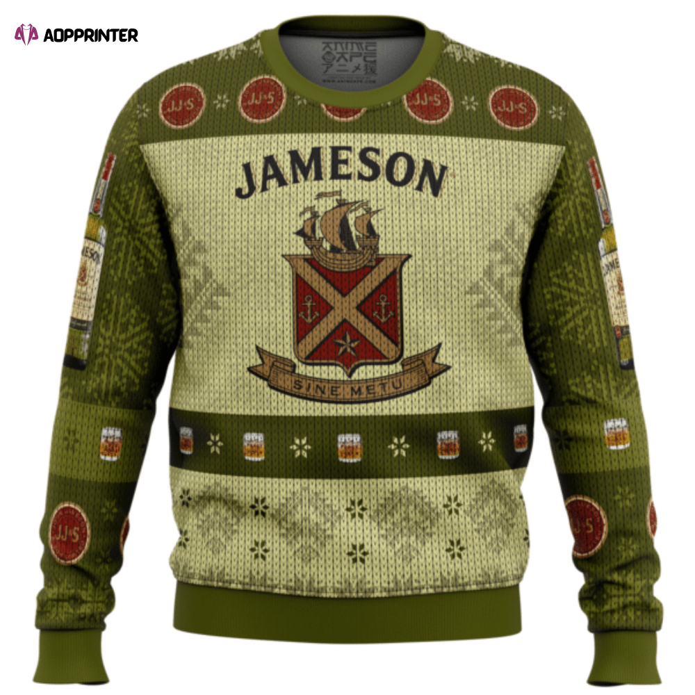 Shop Jameson Irish Whiskey Ugly Sweater Gifts – Perfect for Whiskey Fans!
