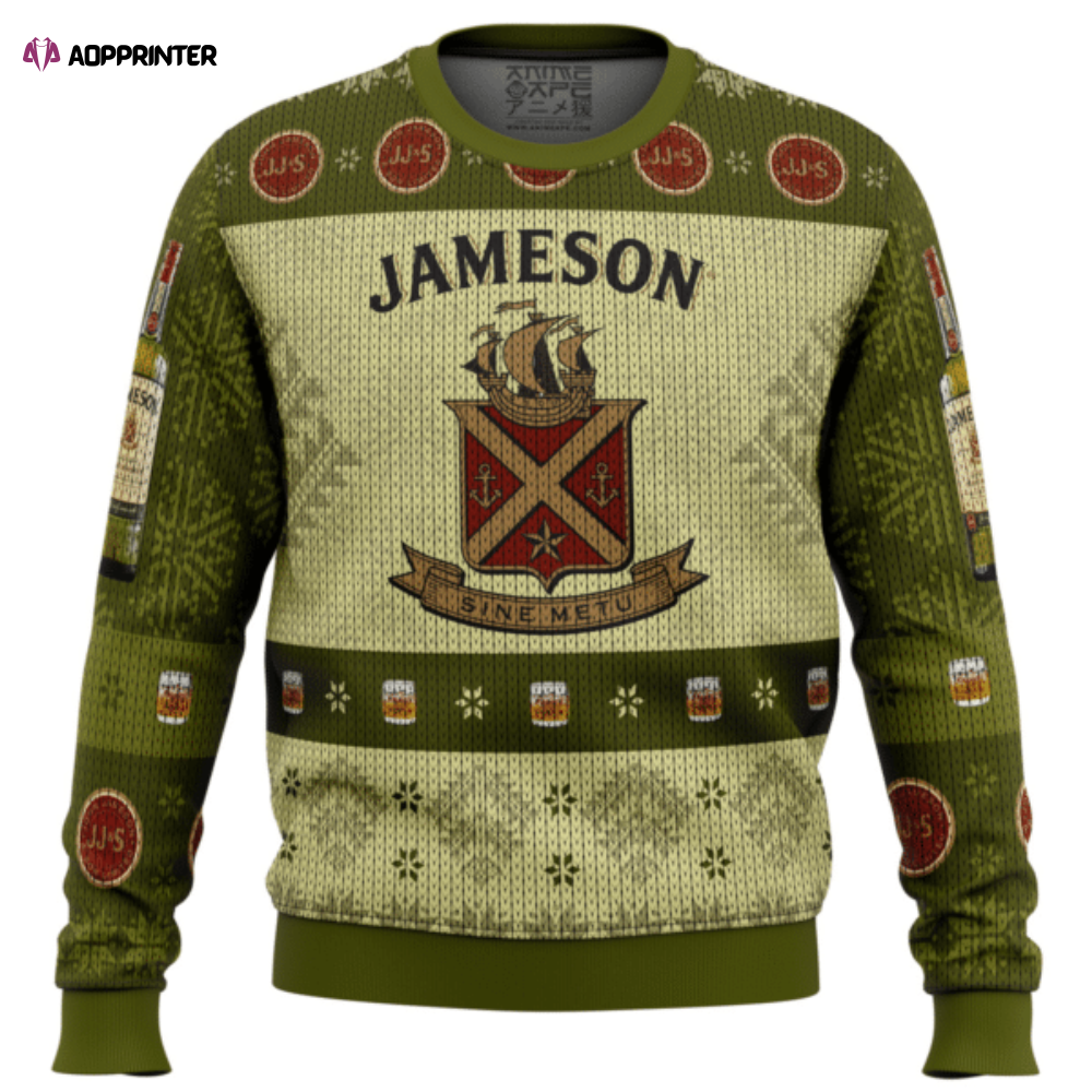 Dark 3D Christmas Ugly Sweater Festive Gift 2023 – Busch Beer Pattern