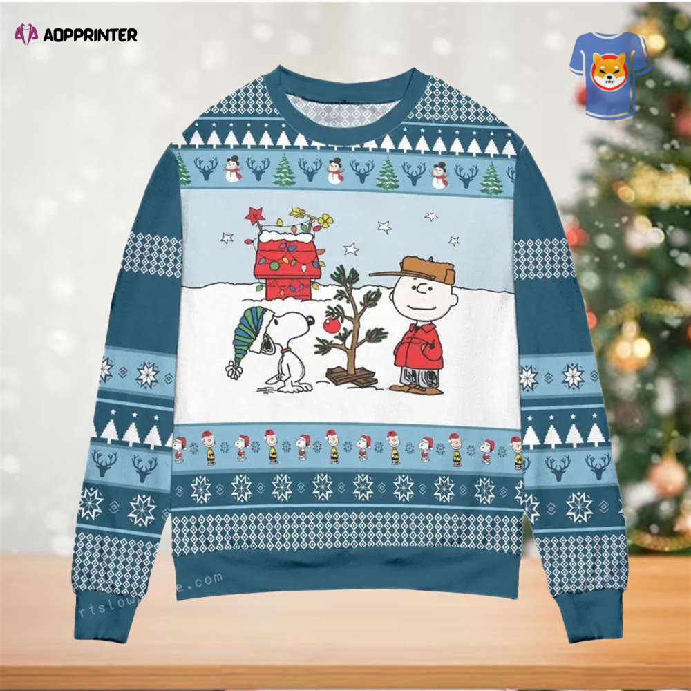 Snoopy And Charlie Brown It Is Not What Under The Tree Ugly Christmas Sweater