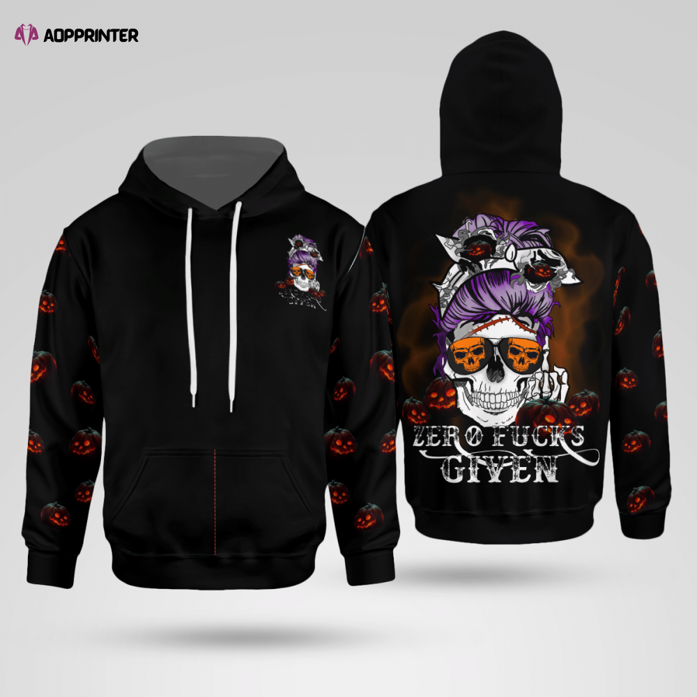 Spooktacular Zero F Given Halloween T-shirt Hoodie: Embrace the Spirit with Style