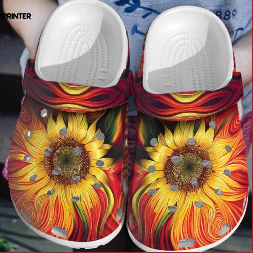 Sunflower Crocs Crocband Clog