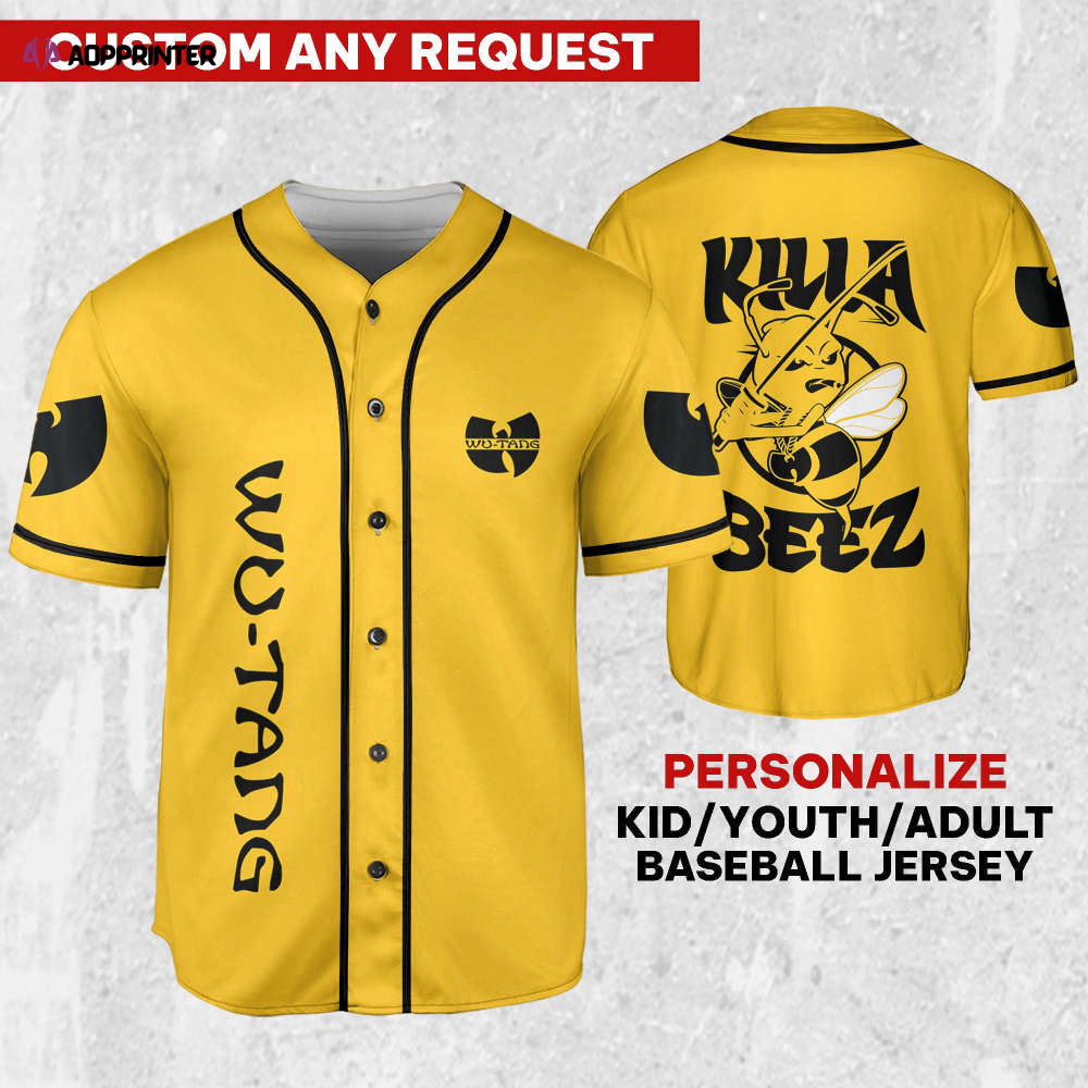 Wu-Tang Clan Yellow Jersey: Hip Hop Killa Beez Tang Baseball & Shirt – Rock & Roll