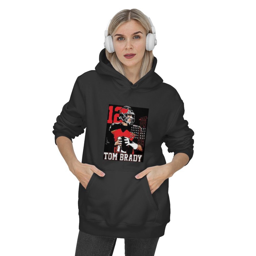 12 Tom Brady Tampa Bay Buccaneers Nfl Football Hoodie, Gift For Men And Women