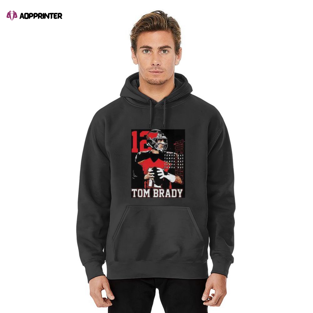 12 Tom Brady Tampa Bay Buccaneers Nfl Football Hoodie, Gift For Men And Women