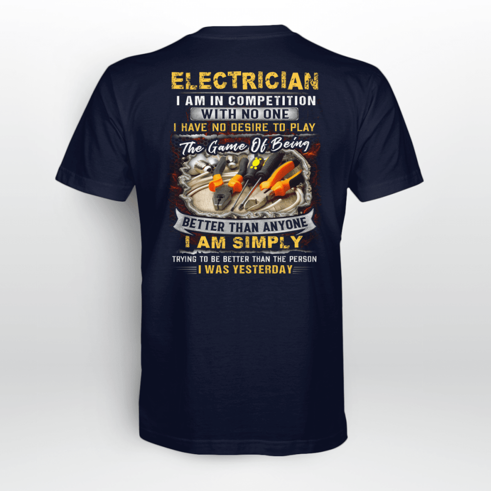 The Game Of Being Electrician T-shirt, Gift For Men And Women