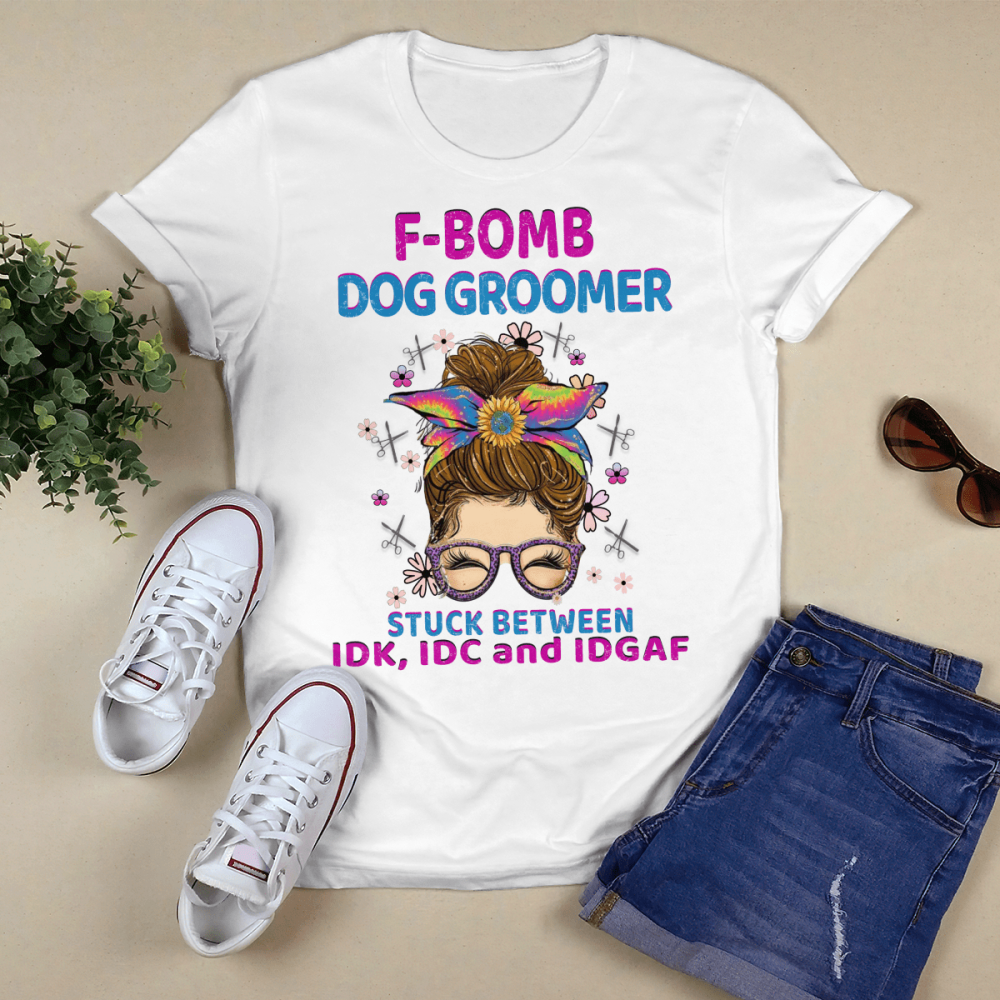 Awesome Dog Groomer   T-Shirt, Gift For Men And Women