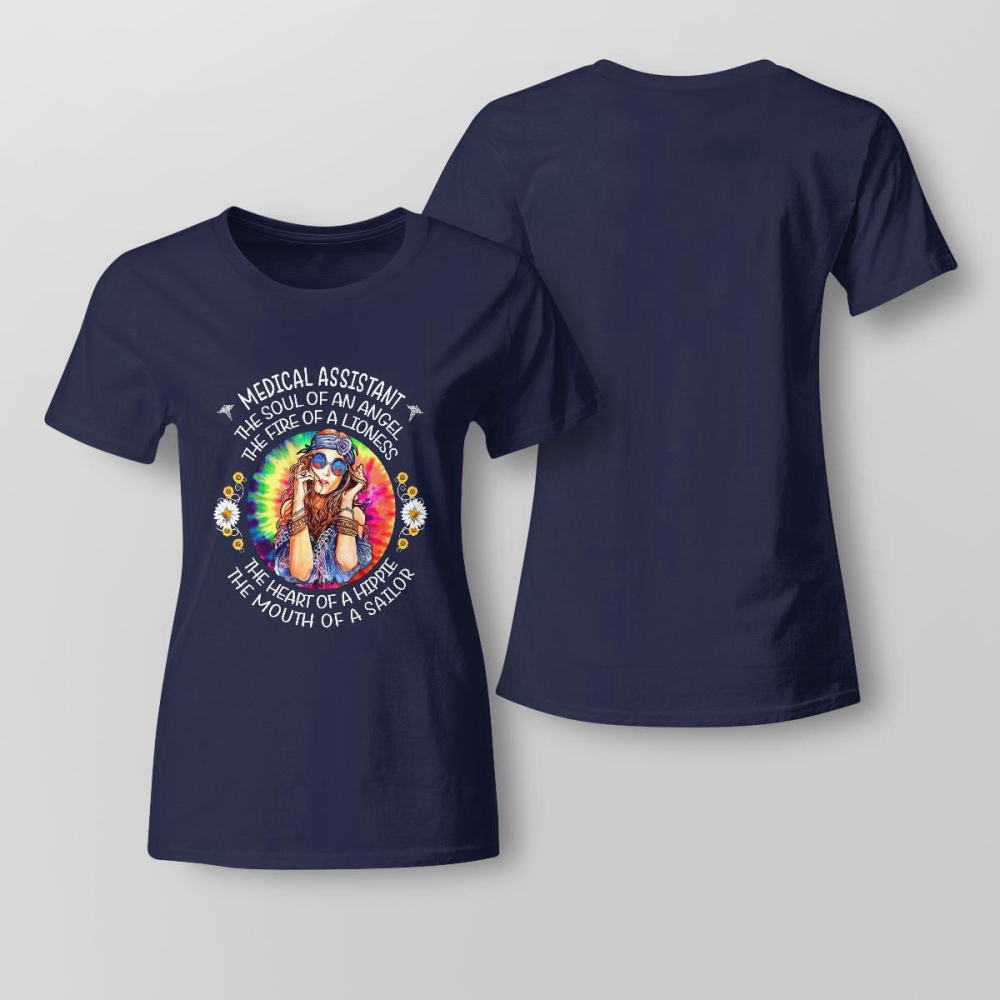 Medical Assistant The Soul Of Angel Navy Blue Medicalassistant T-shirt, Gift For Men Women