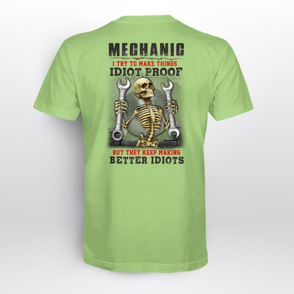 Sarcastic Mechanic  Lime Mechanic  T-Shirt, Best Gift For Men And Women