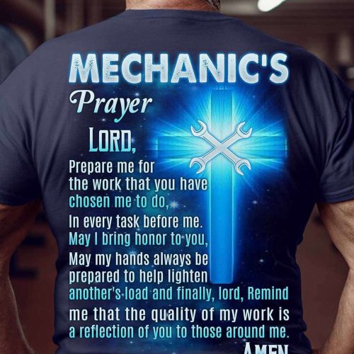 Awesome Mechanic’s Prayer   T-Shirt, Best Gift For Men And Women