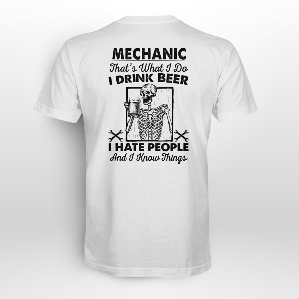 Mechanic That’s What I Do Ash Grey T-shirt, Best Gift For Men And Women