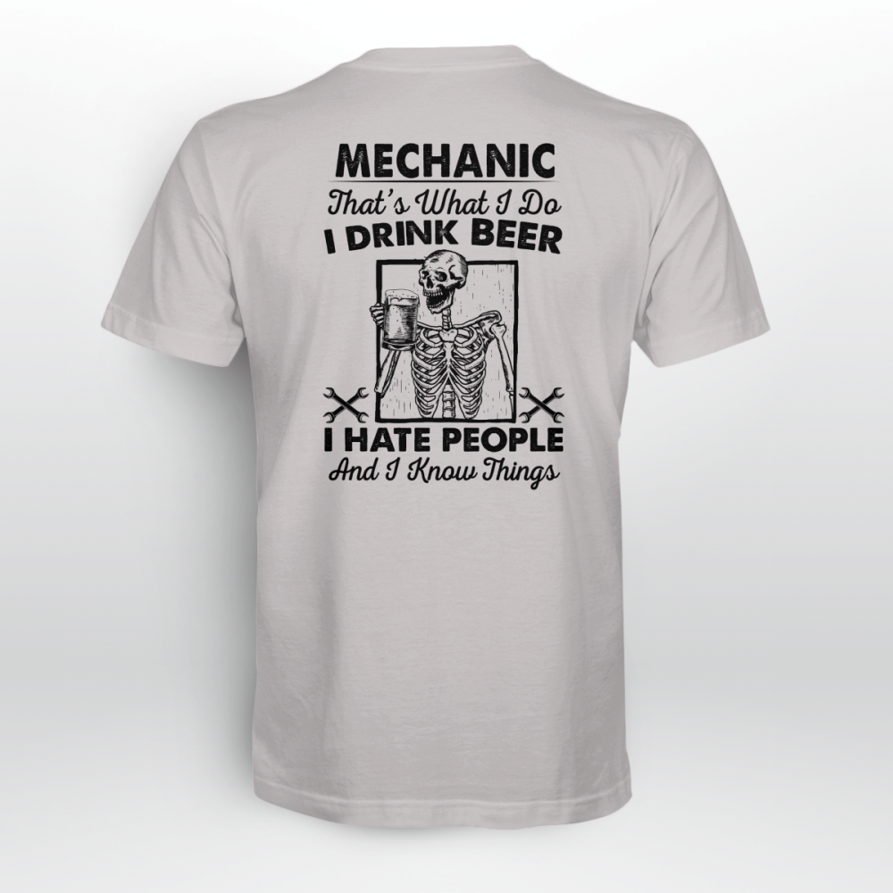 Mechanic That’s What I Do Ash Grey T-shirt, Best Gift For Men And Women