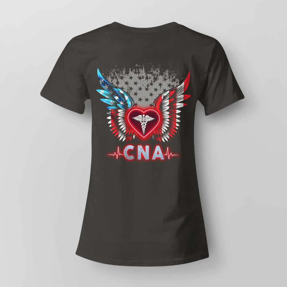 Awesome CNA Wings   Black    T-Shirt, Best Gift For Men And Women