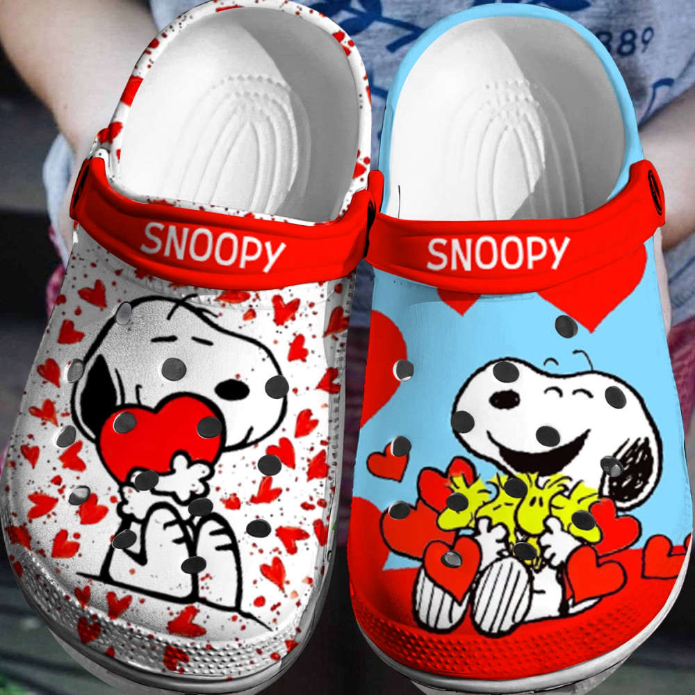 Snoopy Crocs Peanuts 3D Clog Shoes, Best Gift For Men Women And Kids