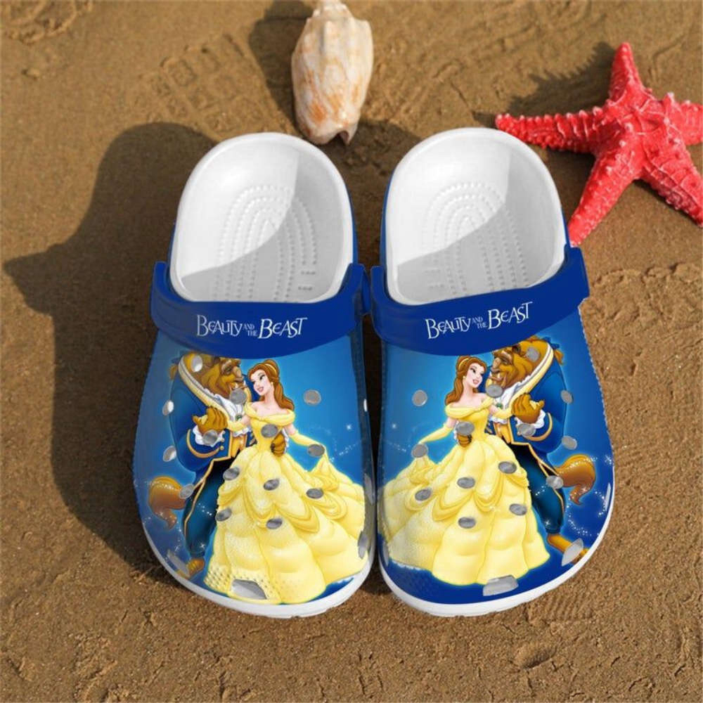 Beauty and the Beast Crocs Clog Shoes, Best Gift For Men Women And Kids