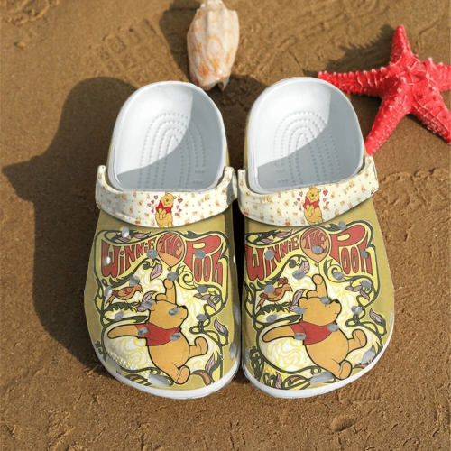 Winnie-the-Pooh Crocs Clog Shoes, Best Gift For Men Women And Kids