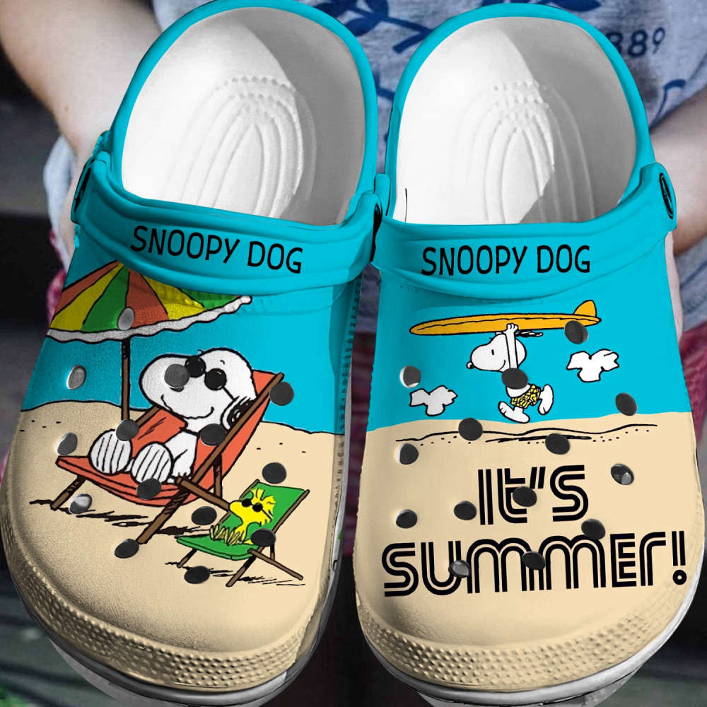 Snoopy Crocs 3D Peanuts Clog Shoes, Best Best Gift For Men Women And Kids