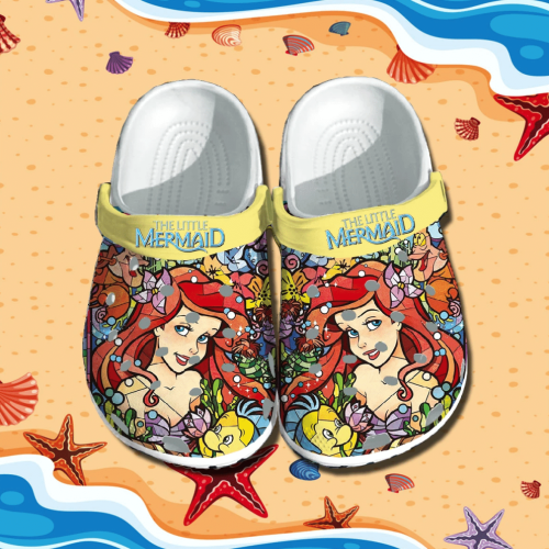 The Little Mermaid Crocs Clog Shoes, Best Gift For Men Women And Kids