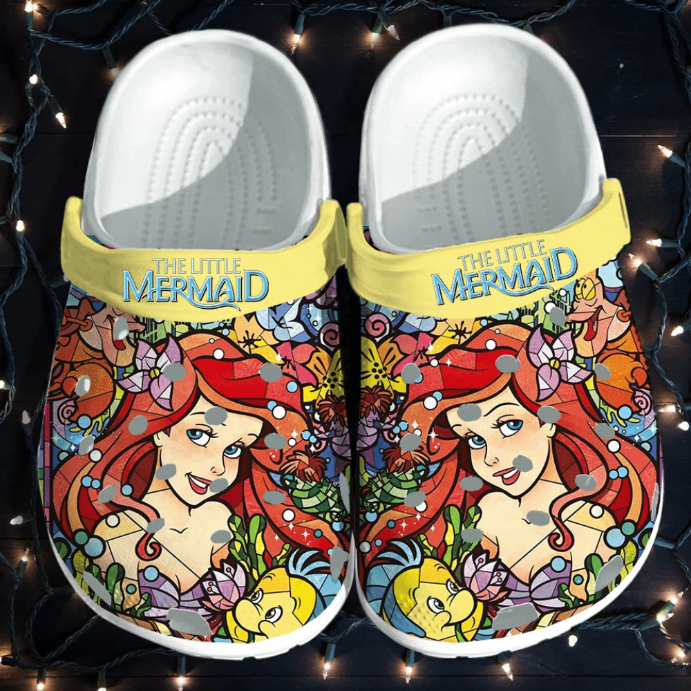 The Little Mermaid Crocs Clog Shoes, Best Gift For Men Women And Kids