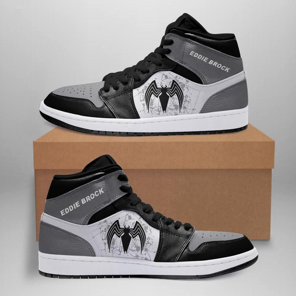 Eddie Brock Marvel Air Jordan Team Custom Eachstep Shoes Sport Sneakers For Men And Women