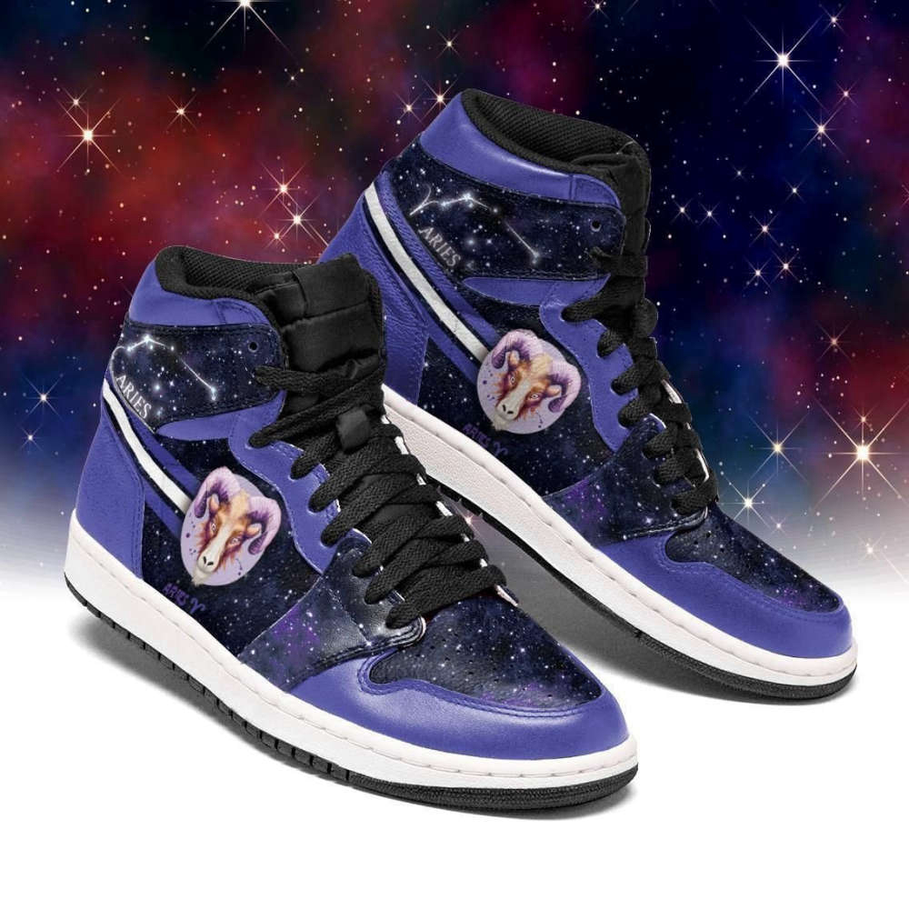 Aries Zodiac Air Jordan Sneakers Team Custom Design Shoes Sport Eachstep For Men Women