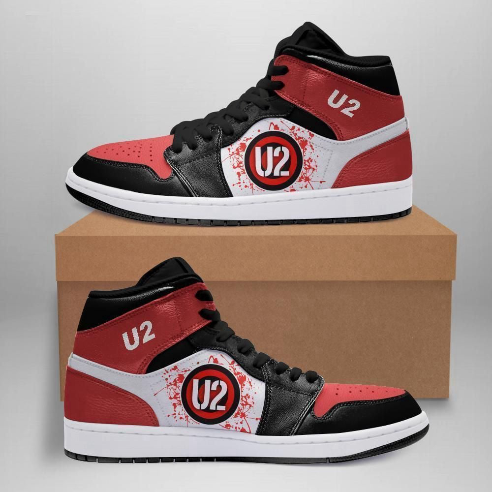 U2 Rock Band Air Jordan Sneakers Team Custom Design Shoes Sport Eachstep Gift For Fans
