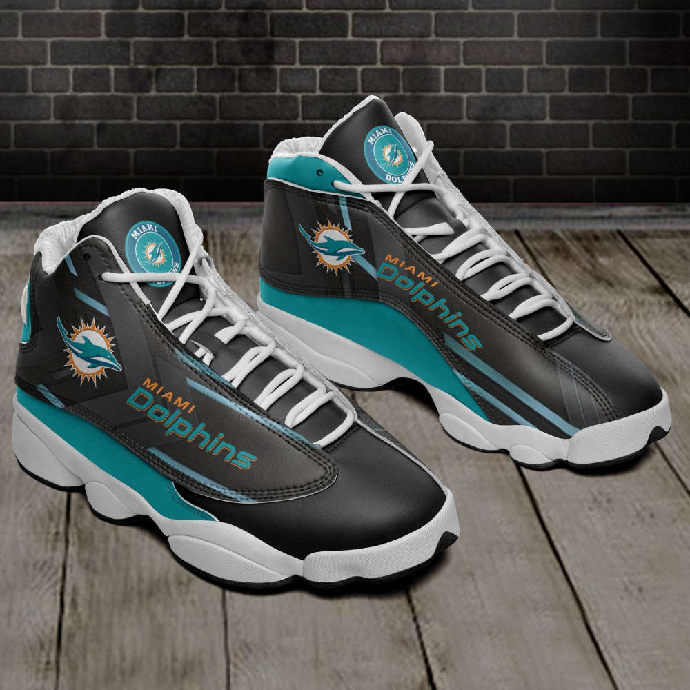 Miami Dolphins Air Jordan 13 Sneakers, Best Gift For Men And Women