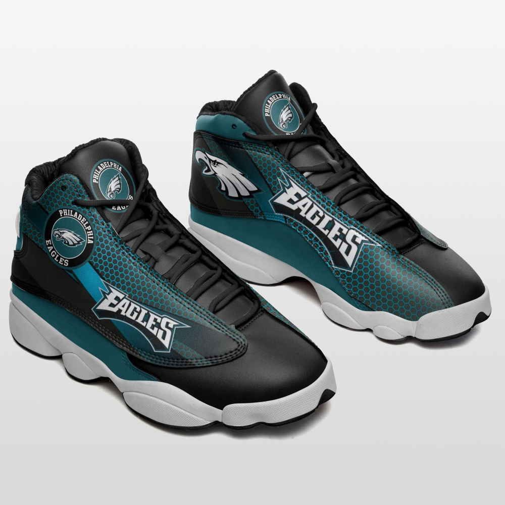 Philadelphia Eagles Air Jordan 13 Sneakers, Best Gift For Men And Women