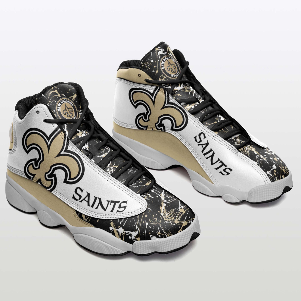 New Orleans Saints Air Jordan 13 Sneakers, Best Gift For Men And Women