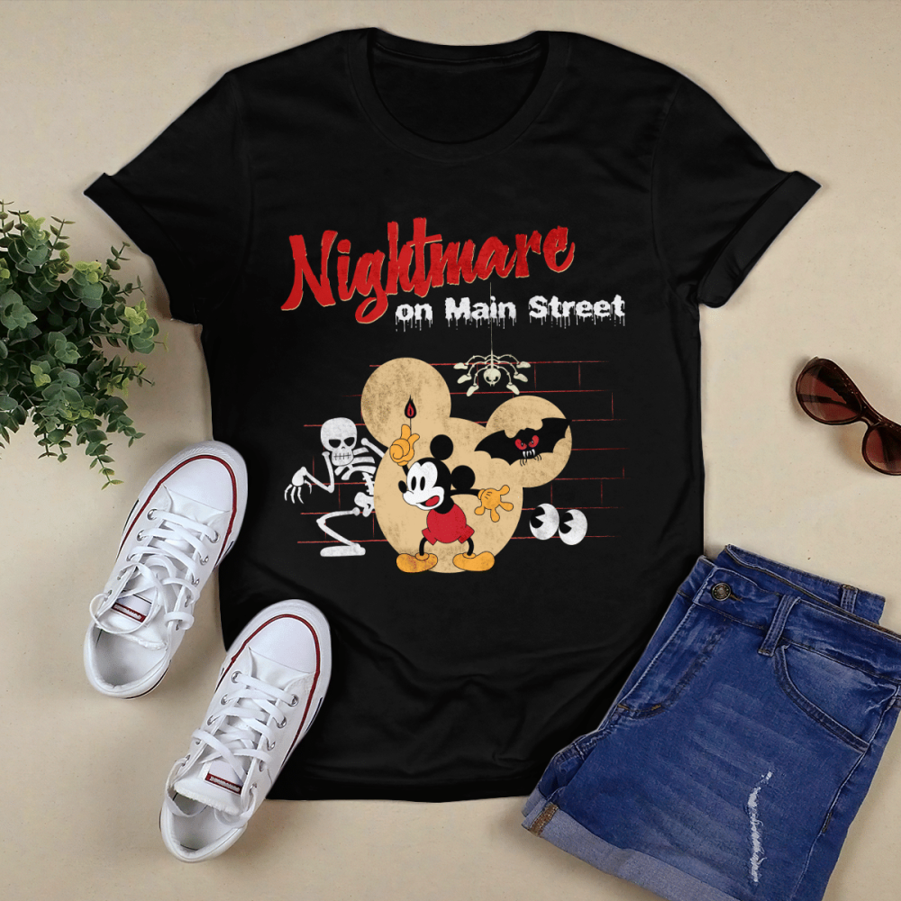 Nightmare On Main Street Halloween T-Shirt, Best Gift For Men And Women