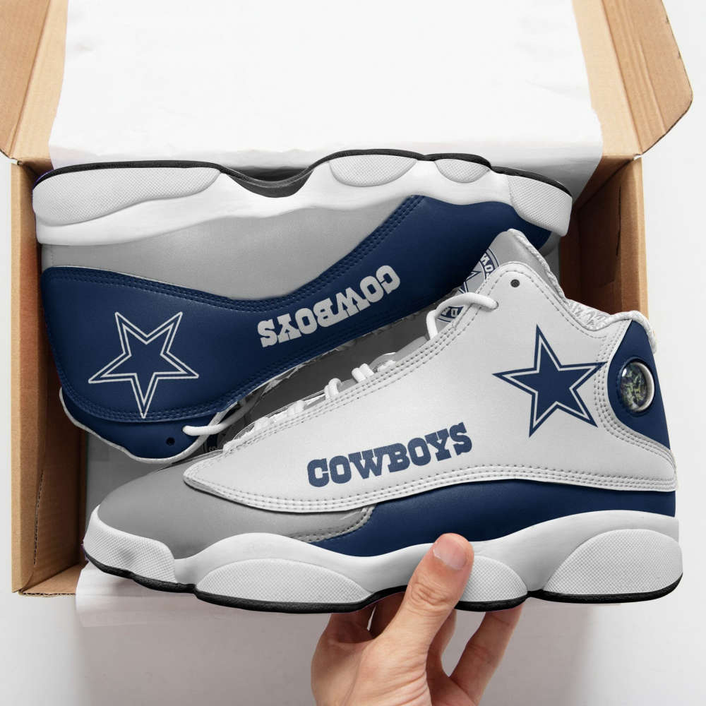 NFL Dallas Cowboys Air Jordan 13 Shoes, Best Gift For Men And Women V9