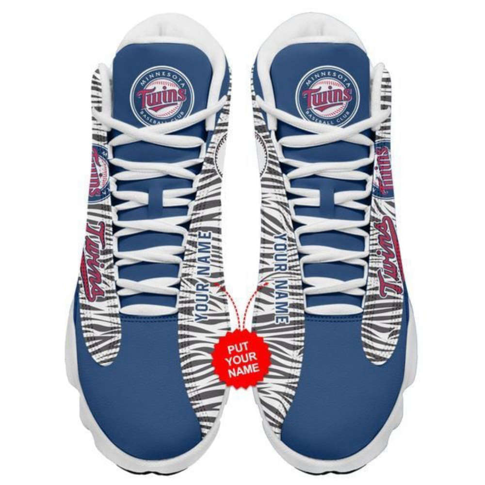 MLB Minnesota Twins Custom Name Number Air Jordan 13 Shoes, Best Gift For Men And Women