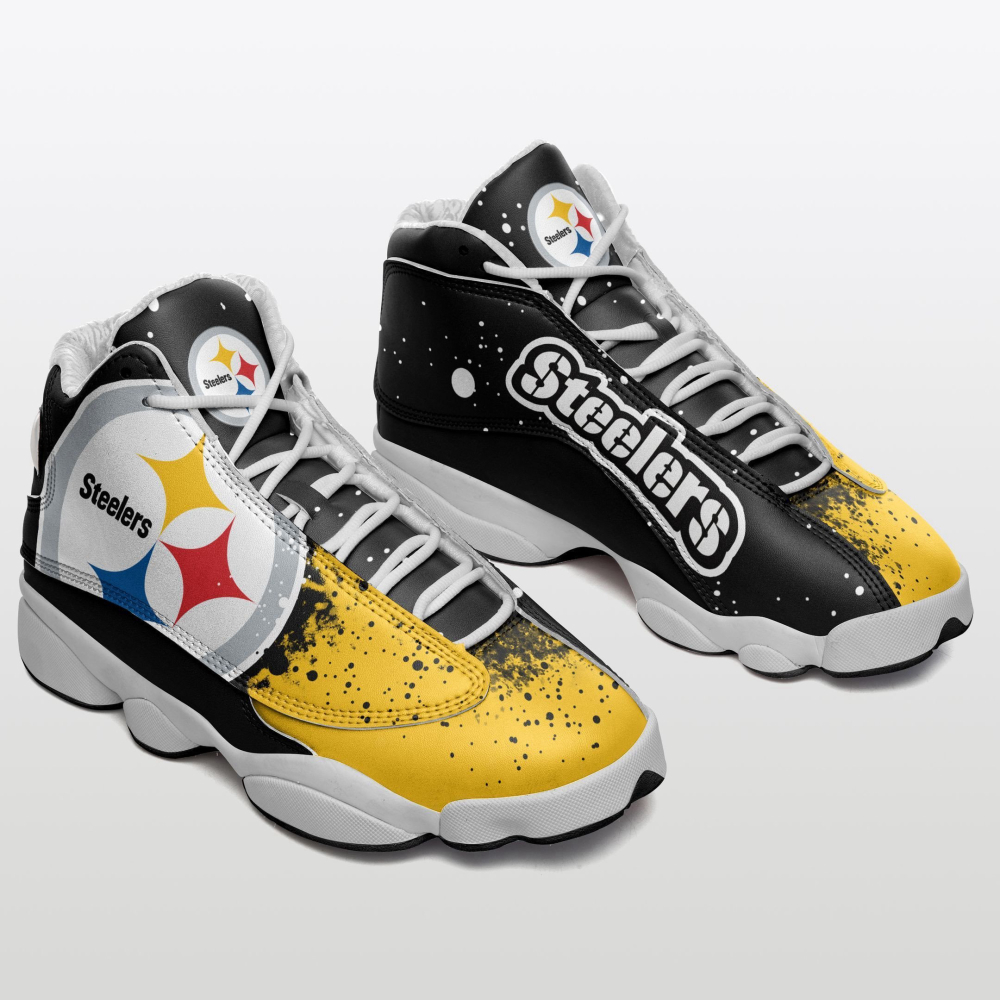 Pittsburgh Steelers Edition Air Jordan 13 Sneakers, Gift For Men And Women